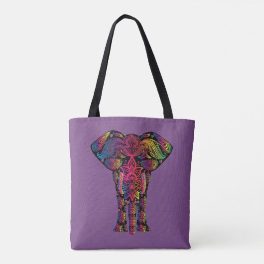 Elephant Walk Tote Bag (Achterkant)