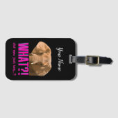 Elephant wat zei je net? bagagelabel (Voorkant (horizontaal))