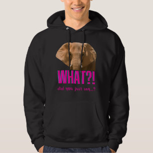 Elephant wat zei je net? hoodie