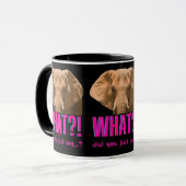 Elephant wat zei je net? mok (Voorkant links)