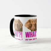 Elephant wat zei je net? mok (Voorkant links)