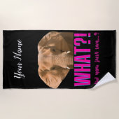 Elephant wat zei je net? strandlaken (Voorkant)