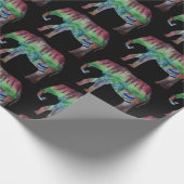 Elephant Waterverf Art Cadeaupapier (Hoek)