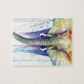 Elephant waterverf art. legpuzzel (Horizontaal)