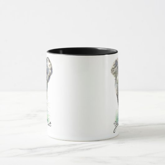 Elephant - Waterverf dierlijk Collectie Mok (Midden)