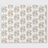 Elephant Waterverf Geslacht Neutraal Cadeaupapier (Vlak)