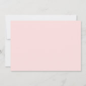 Elephant Waterverf Roze Baby shower Kaart (Achterkant)