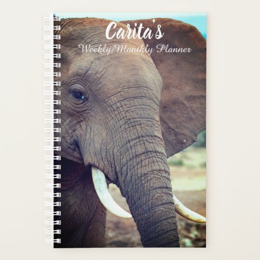 Elephant Weekly/Maandelijkse Planner (Voorkant)