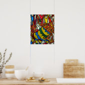 Elephant-wereld Poster (Keuken)