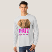 Elephant What Did You Just Say? T-shirt (Voorkant volledig)