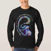 Elephant What Makes You Different Autism Awareness T-shirt (Voorkant)