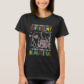 Elephant What Makes You Different Autism Awareness T-shirt (Voorkant)