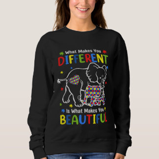 Elephant What Makes You Different Autism Awareness Trui
