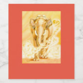 Elephant-wijnetiket Wijn Etiket (Enkel label)