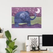 Elephant wil een ster - poster prints (Thuiskantoor)
