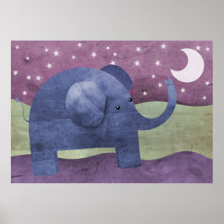 Elephant wil een ster - poster prints