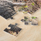 Elephant Wild Animals Art Legpuzzel (Zijkant)