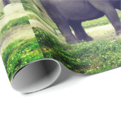 Elephant Wild One Birthday Pattern Art Cadeaupapier (Rol Hoek)