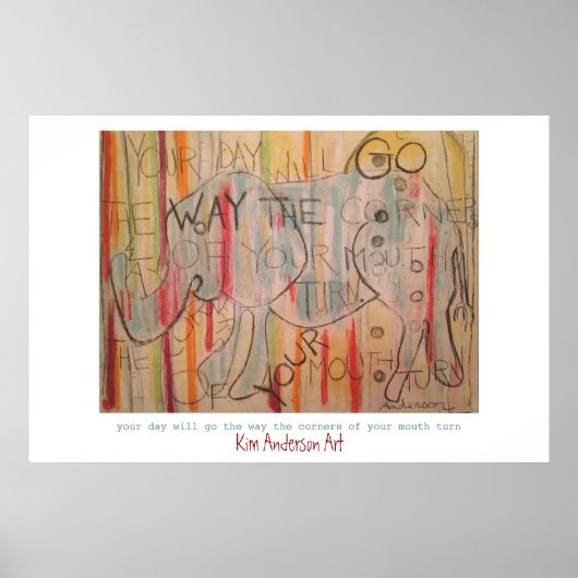 Elephant Wisdom Poster (Voorkant)