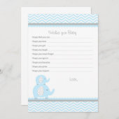 Elephant Wishes for Baby Advice Kaarten (Voorkant / Achterkant)