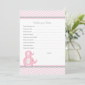 Elephant Wishes for Baby Advice Kaarten (Staand voorkant)
