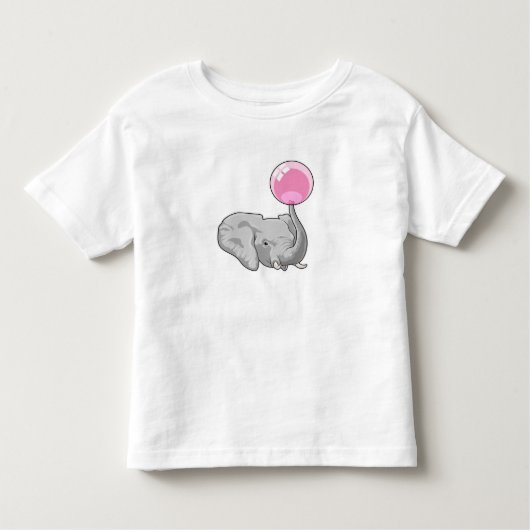 Elephant with Balloon Kinder Shirts (Voorkant)