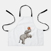 Elephant with Basketball Schort (Voorkant)