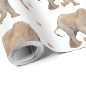 Elephant with cupcakes XL gift wrap Cadeaupapier (Rol Hoek)