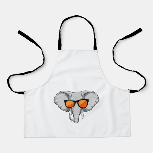 Elephant with Sunglasses Schort (Voorkant)