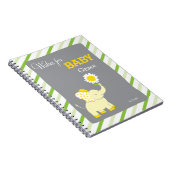 Elephant  | Woorden van Advice Baby shower-laptop Notitieboek (Rechterzijde)