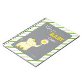 Elephant  | Woorden van Advice Baby shower-laptop Notitieboek (Linkerzijde)