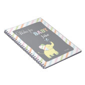 Elephant  | Woorden van Advice Baby shower-laptop Notitieboek (Rechterzijde)