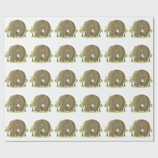 Elephant Wrapper Cadeaupapier (Vlak)