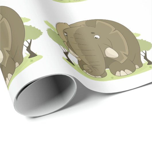 Elephant Wrapper Cadeaupapier (Rol Hoek)