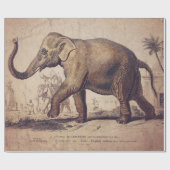 Elephant Wrapping of Decoupage Paper Cadeaupapier (Vlak)