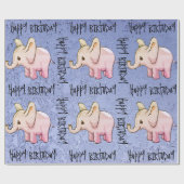 Elephant Wrapping Paper Cadeaupapier (Vlak)
