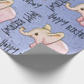Elephant Wrapping Paper Cadeaupapier (Hoek)