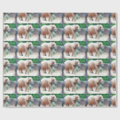 Elephant Wrapping Paper Cadeaupapier (Vlak)