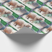 Elephant Wrapping Paper Cadeaupapier (Hoek)