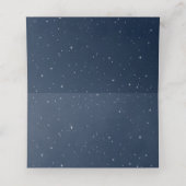 Elephant Yellow and Navy Baby shower Seating Plaatskaartje (Binnenkant ongevouwen)