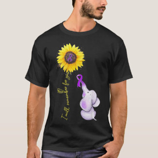 Elephant zal ik je herinneren voor je Sunflower Al T-shirt