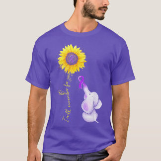 Elephant zal ik je herinneren voor je Sunflower Al T-shirt