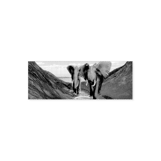 Elephant Zelfinktende Stempel (Design)