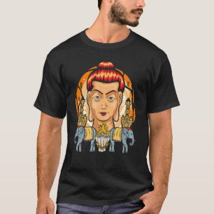 Elephant Zen Buddhist Spiritueel Yoga Meditation B T-shirt