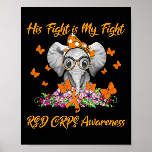Elephant Zijn gevecht is mijn strijd tegen RSD CRP Poster