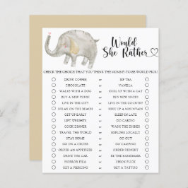 Elephant / Zou ze liever Baby shower spelen?