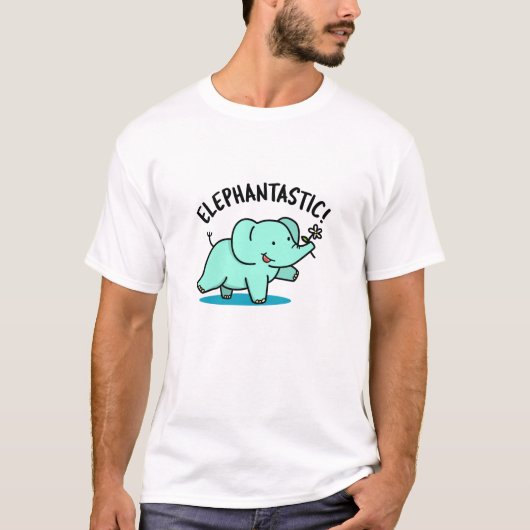 Elephantastic Grappige Olifant Pun T-shirt (Voorkant)