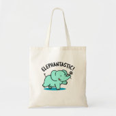 Elephantastic Grappige Olifant Pun Tote Bag (Voorkant)