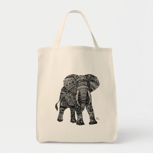 Elephantastic Grocery Tas (Voorkant)
