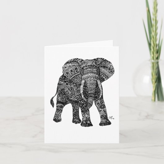 Elephantastic Notecards Kaart (Voorkant)